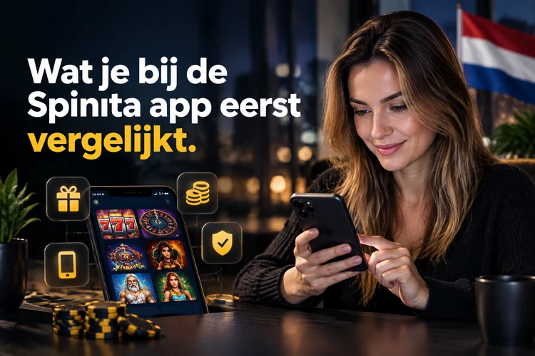 Wat je bij de Spinita app eerst vergelijkt