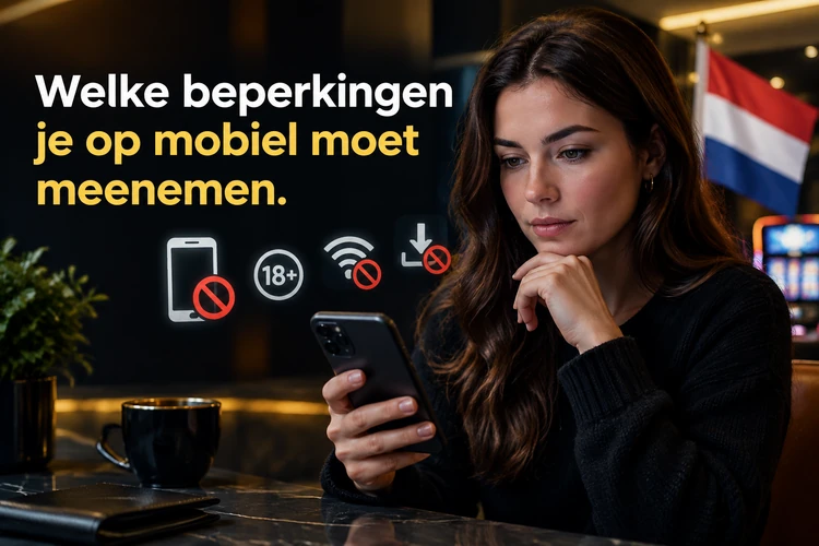 Welke beperkingen je op mobiel moet meenemen