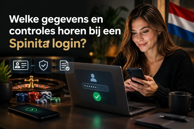 Welke gegevens en controles horen bij een Spinita login?