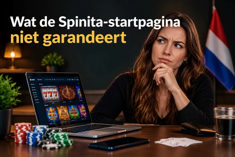 Wat de Spinita-startpagina niet garandeert